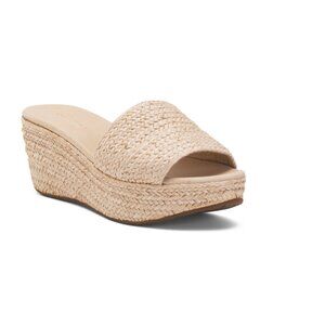 CHOCOLAT BLU Ivory Yunis Wedge Sandals